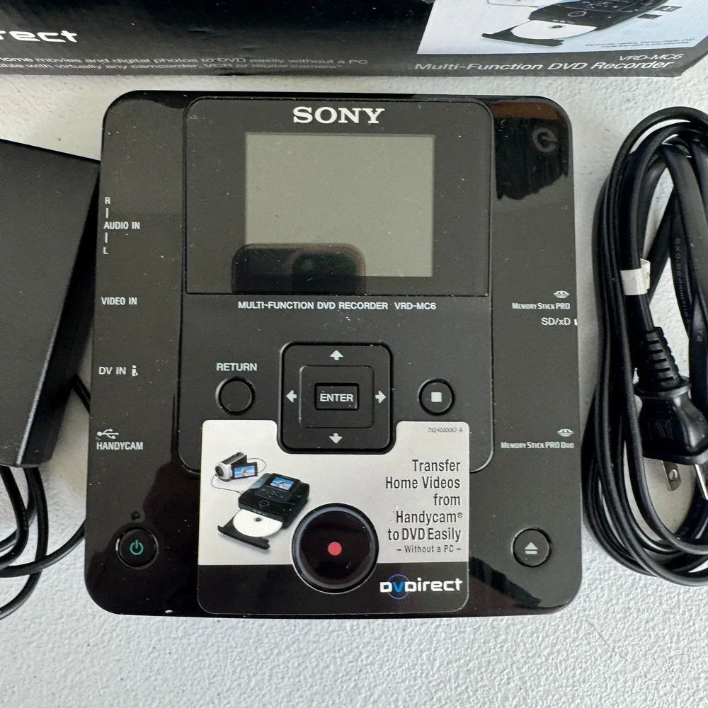 Sony VRD-MC6 DVDirect Multi-Function DVD Recorder Tape To DVD AVCHD USB